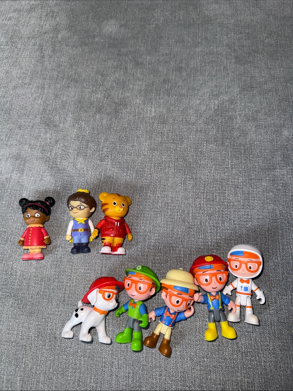 Daniel Tiger/Blippi Figurine Lot